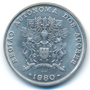 Азорские острова, 25 эскудо (1980 г.)