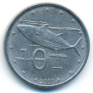 Cook Islands, 10 cents, 2010