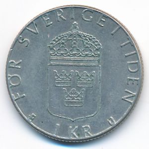 Швеция, 1 крона (1982 г.)
