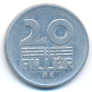 Венгрия, 20 филлеров (1983 г.)