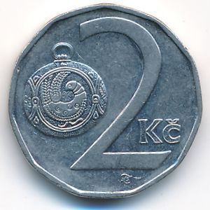 Чехия, 2 кроны (1993 г.)