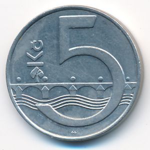Чехия, 5 крон (1994 г.)