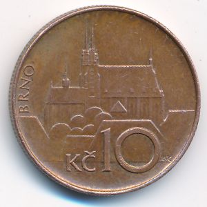 Чехия, 10 крон (1993 г.)