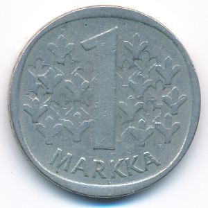 Finland, 1 markka, 1972