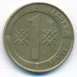 Финляндия, 1 марка (1994 г.)