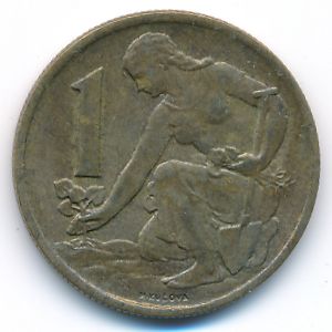 Чехословакия, 1 крона (1967 г.)