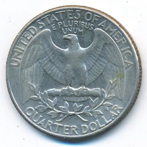 USA, Quarter dollar, 1983