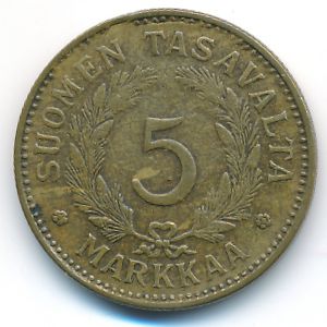 Финляндия, 5 марок (1946 г.)
