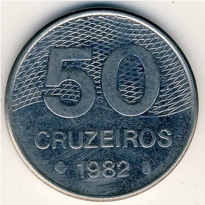 Brazil, 50 cruzeiros, 1981–1984