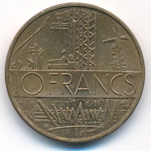 Франция, 10 франков (1984 г.)