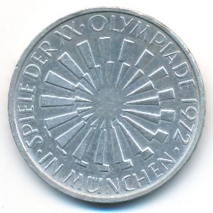 ФРГ, 10 марок (1972 г.)