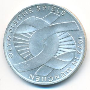 ФРГ, 10 марок (1972 г.)