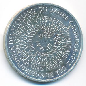 ФРГ, 10 марок (1999 г.)