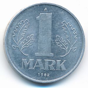 ГДР, 1 марка (1982 г.)