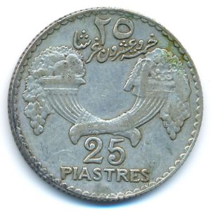 Ливан, 25 пиастров (1936 г.)