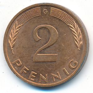 ФРГ, 2 пфеннига (1994 г.)