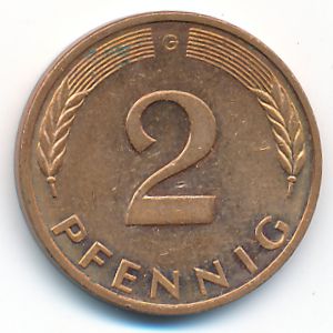 ФРГ, 2 пфеннига (1994 г.)
