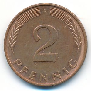 ФРГ, 2 пфеннига (1994 г.)