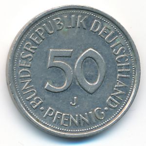 ФРГ, 50 пфеннигов (1989 г.)