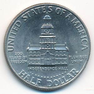 США, 1/2 доллара (1976 г.)