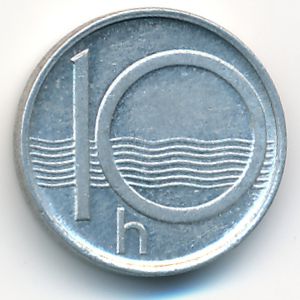 Czech, 10 haleru, 1995