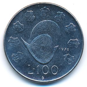 San Marino, 100 lire, 1979