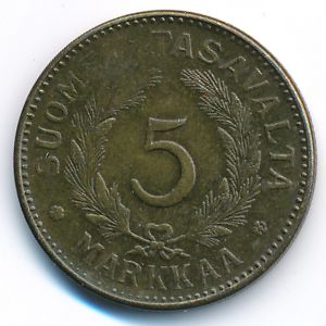 Финляндия, 5 марок (1946 г.)
