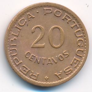 Мозамбик, 20 сентаво (1950 г.)