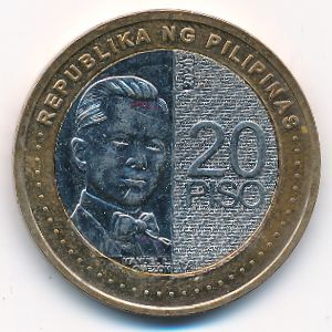 Филиппины, 20 песо (2020 г.)