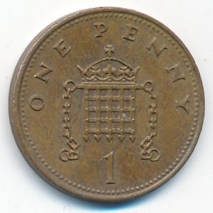 Великобритания, 1 пенни (1985 г.)