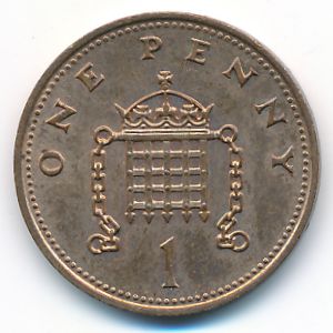Великобритания, 1 пенни (1986 г.)