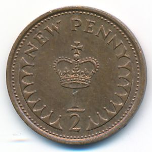 Great Britain, 1/2 new penny, 1979