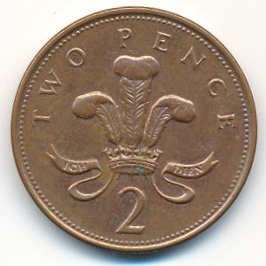 Великобритания, 2 пенса (2000 г.)
