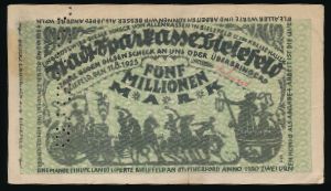 Билефельд., 5000000 марок (1923 г.)