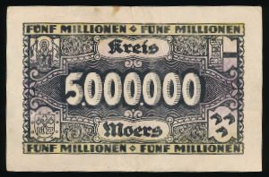 Мёрс., 5000000 марок (1923 г.)