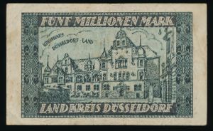 Дюссельдорф., 5000000 марок (1923 г.)