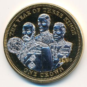 Тристан-да-Кунья, 1 крона (2012 г.)