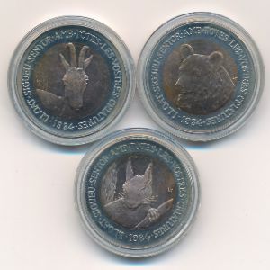 Андорра, Набор монет (1984 г.)