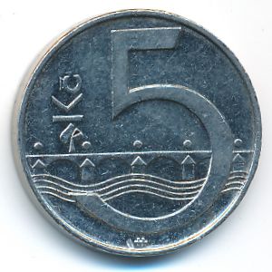 Чехия, 5 крон (2010 г.)