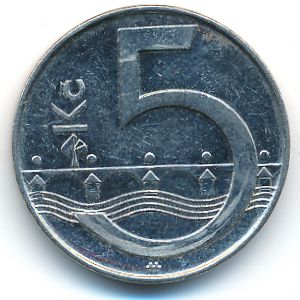 Чехия, 5 крон (2013 г.)
