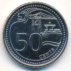 Singapore, 50 cents, 2013