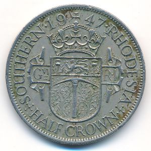 Южная Родезия, 1/2 кроны (1947 г.)