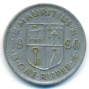 Маврикий, 1 рупия (1990 г.)