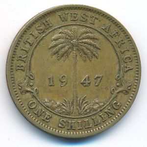 British West Africa, 1 shilling, 1947