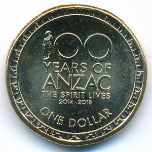 Австралия, 1 доллар (2016 г.)