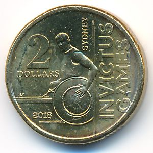 Австралия, 2 доллара (2018 г.)