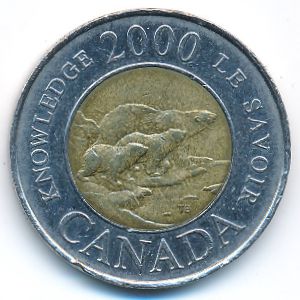 Канада, 2 доллара (2000 г.)