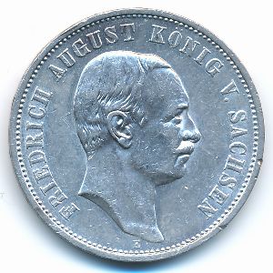 Саксония, 3 марки (1912 г.)