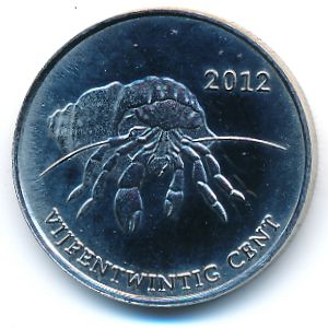Остров Святого Евстафия., 25 центов (2012 г.)