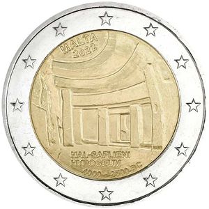 Мальта, 2 евро (2022 г.)